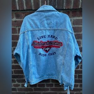 Harley Davidson Cafe New York denim jacket